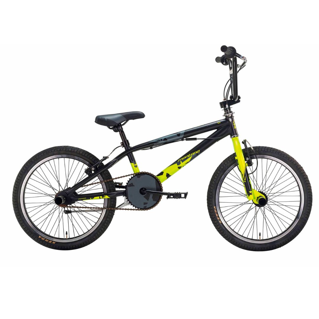 Bicicletta da ragazzo Montana Wax Bmx Freestyle 20" da 7 anni - T500