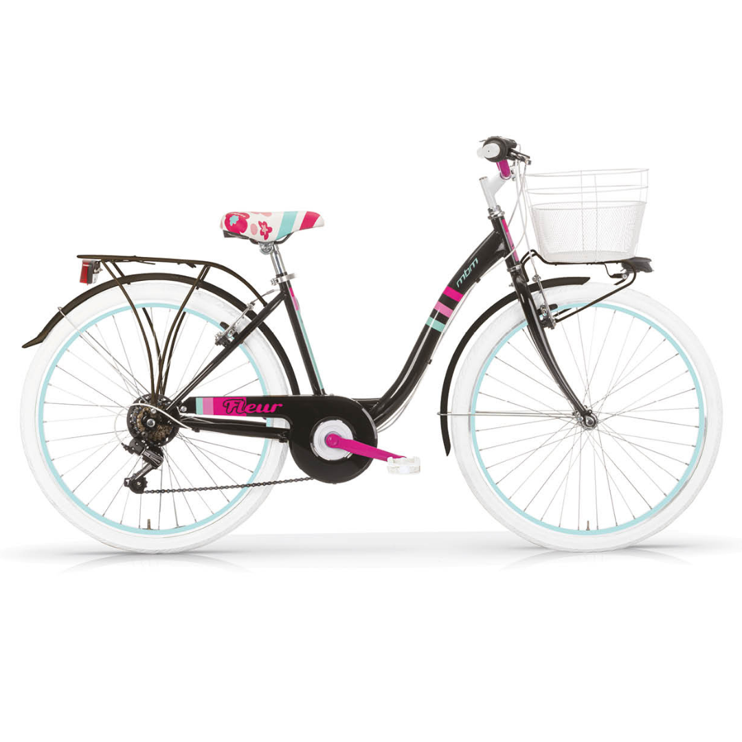 Bici Ragazza MBM Fleur 26" con 6V. Shimano