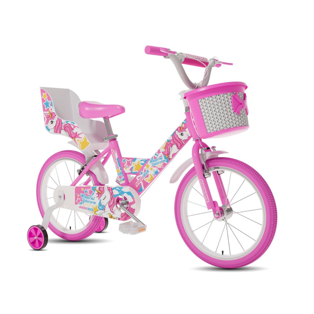 Bici Bimba Magik Bike Unicorno 12 pollici 3 - 5 anni - Petrucci&Sorrentino